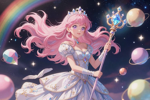 Starlight Princess Anime-Slot mit kosmischem Thema von Pragmatic Play