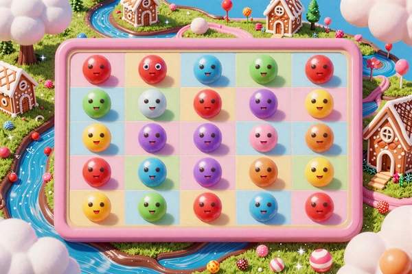 Sugar Rush Candy-Slot mit S&uuml;&szlig;igkeiten-Thema von Pragmatic Play